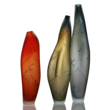 Strawberry, Sargasso & Neutral Grey Vases